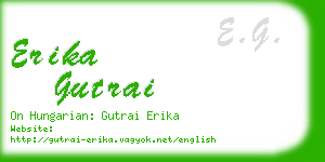erika gutrai business card